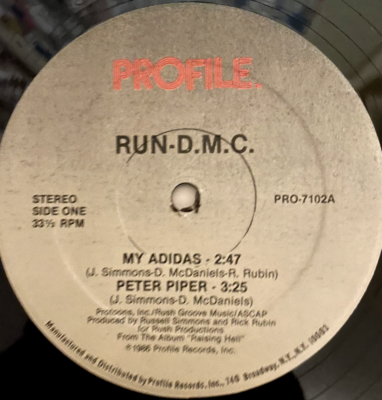 Run-D.M.C. ‎– My Adidas / Peter Piper - 12