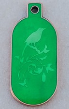 Mini Capsule Geocoin 2008 - Green - Activated  Adoptable - TB2F41X