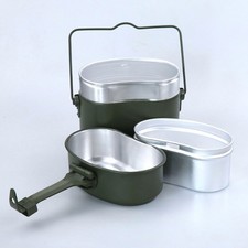 Neue Tragbare Camping-Mess-Kits Wanderkochgeschirr Army Cook-Mess-Kits – Bild 20