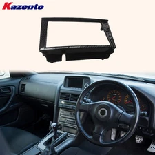 Interior Radio Monitor Surround Replacement Carbon OE For Skyline R34 GTR GTT