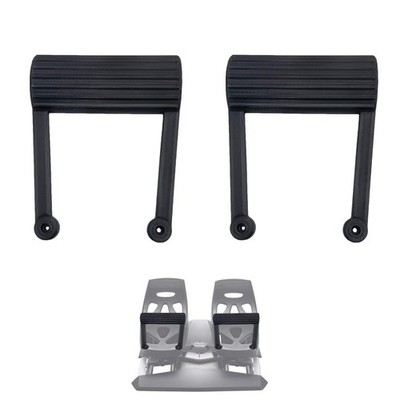 Enlarged and widened Footrest for Thrustmaster TFRP T.Flight Rudder Pedals,En...
