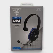 Turtle Beach Recon Chat Wired Headset for PS4/PS5 Mobile PC w/ 3.5mm Glasses F