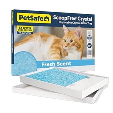 PetSafe ScoopFree Crystal Cat Litter  Refill Tray, Fresh Scent