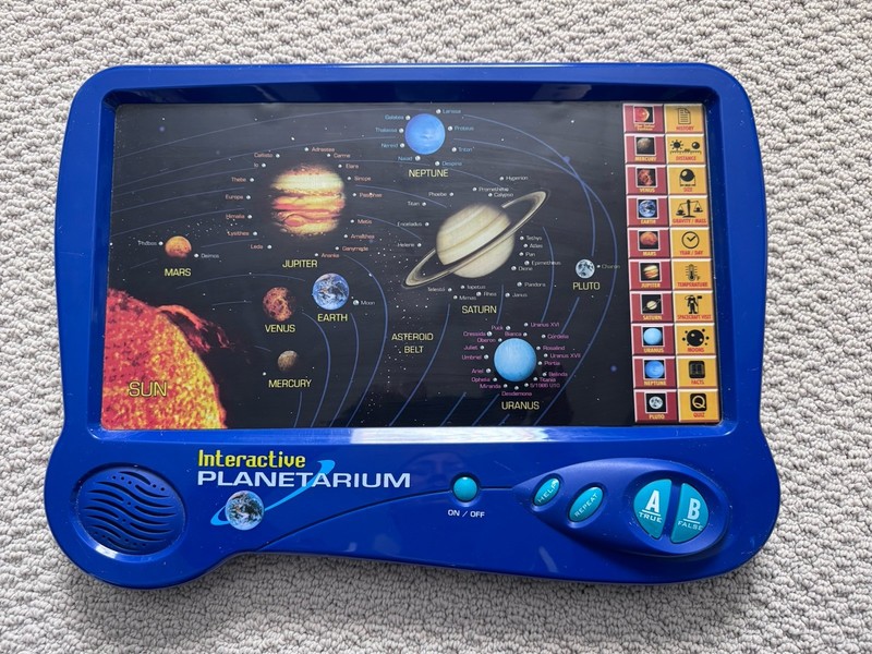 Interactive Planetarium Electronic Astronomy Educational Toy Blue (WORKS)