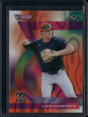 Luke Dickerson 2024 Leaf Vivid Blank Back Proof 1/1