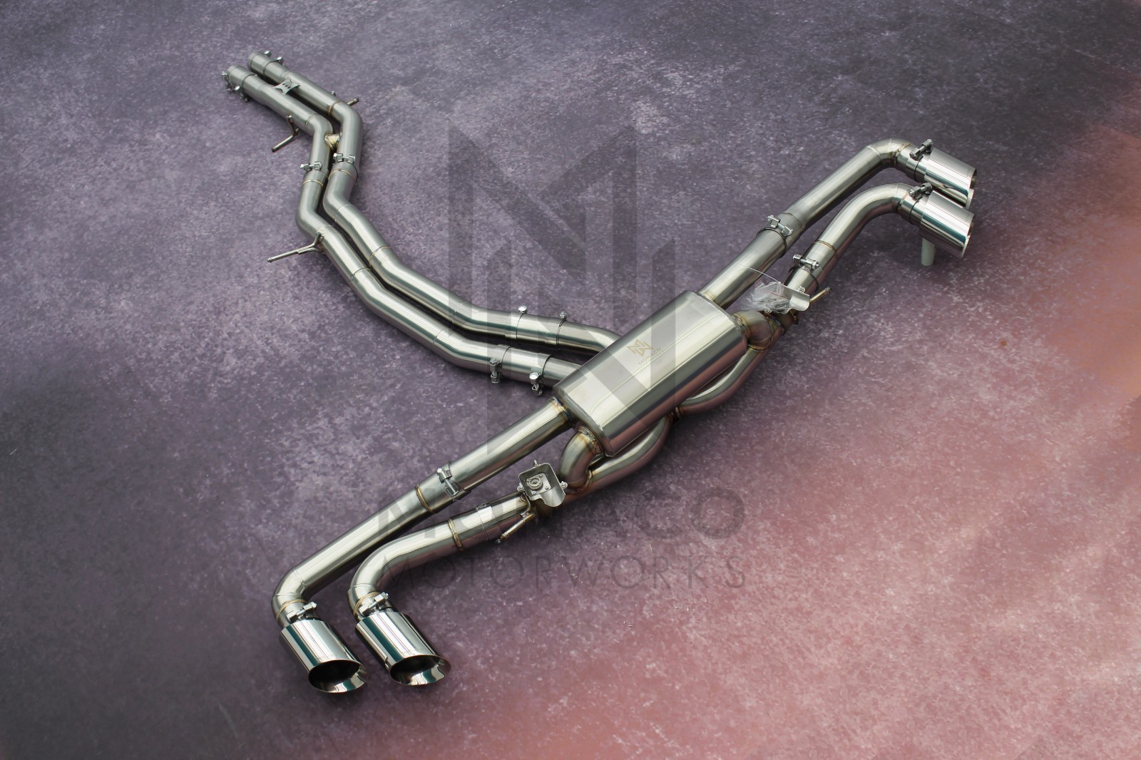 Lamborghini Urus Audi RSQ8 Catback Exhaust System Stainless Steel