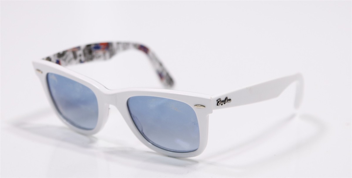 Ray Ban Wayfarer White Rb2140 Rare Edition Special Series #8