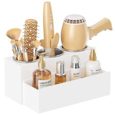 Hair Tool Organizer, Acrylic Hair Dryer Holder, Bathroom Countertop Blow Drye...