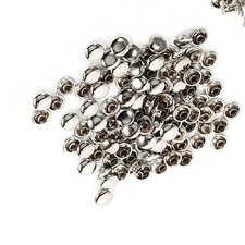100Sets 8 X 8mm Double Cap Rivet Metal Leather Craft Repairs Studs Spike