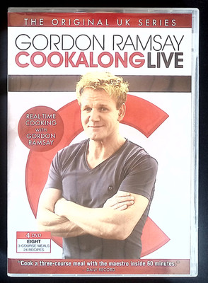Gordon Ramsay Cookalong Live DVD 2012 UK Series 8 Episodes Cooking Show