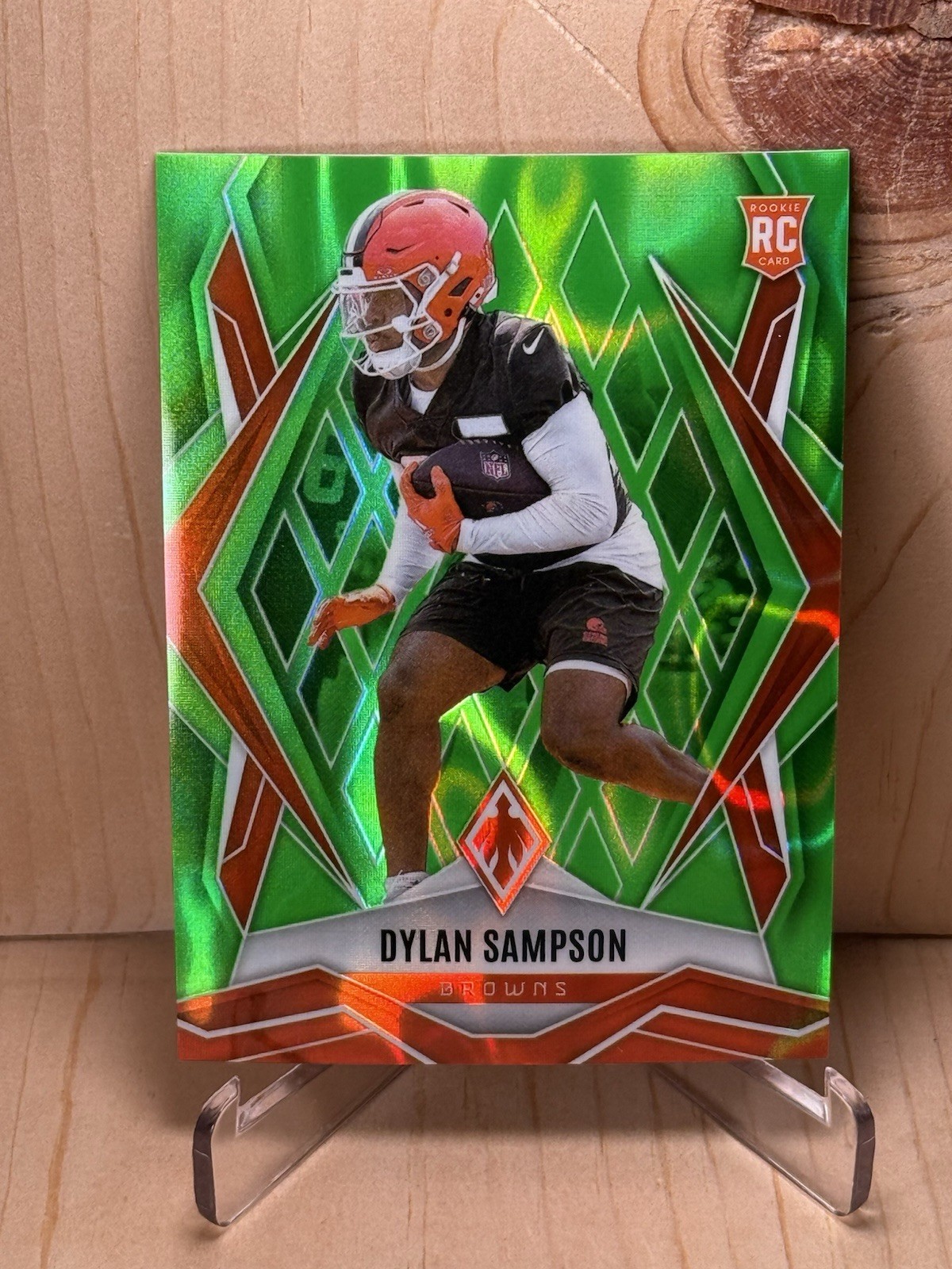#250 Dylan Sampson 2025 Panini Phoenix Lime Green Lava Prizm /225