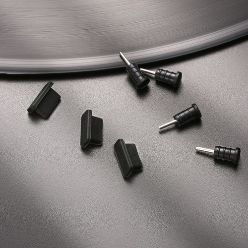 12 Pairs Mobile Dust Plugs Phone Accessories Charging Port Earphone Jack - Photo 3 sur 12