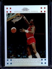 2007-08 Topps Chrome Darryl Dawkins Refractor #/999 76ers