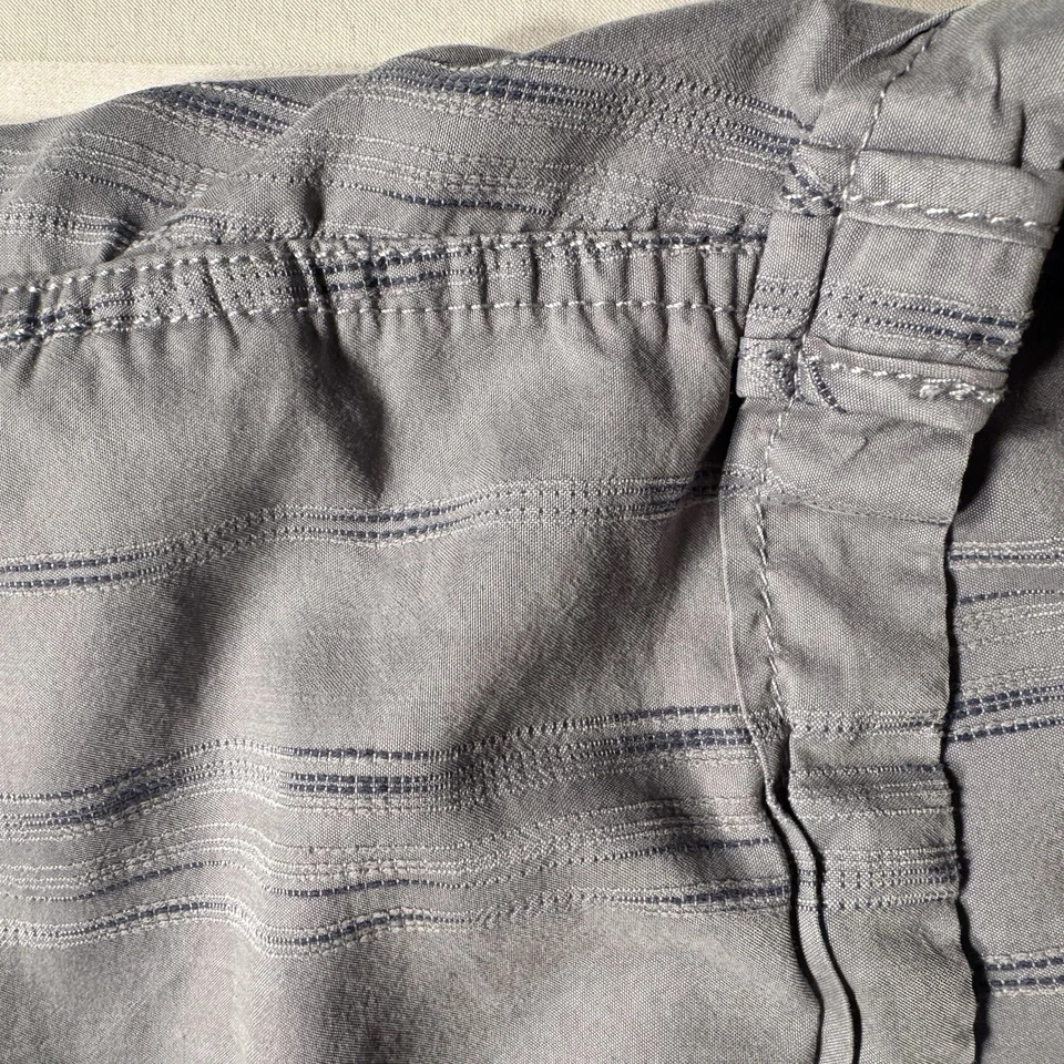 Pantalones Cortos Toad & Co Horny Toad Para Mujer Medianos Fliptop Gris Tencel Aire Libre Senderismo Foto 3 de 4