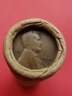 1922-D LINCOLN WHEAT CENT 1933-D LINCOLN WHEAT PENNY COIN ROLL ENDERS BANKROLLED