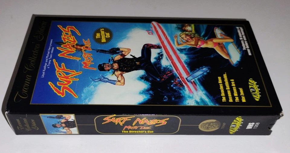 Surf Nazis Must Die The Director's Cut 1987 VHS Rare OOP Troma Cult Exploitation - Image 3 of 4