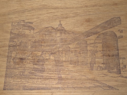 Golden State Box Co. California Redwood Schnittholz mexikanisches Holz Serviertablett Holz - Bild 2 von 4