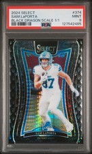 2024 Panini Select SAM LAPORTA BLACK DRAGON SCALE 1/1 PSA 9