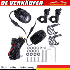 F&Uuml;R BMW R1200GS LED ZUSATZSCHEINWERFER NEBELLEUCHTE E9-GEPR&Uuml;FT + KABELBAUM 2 STK
