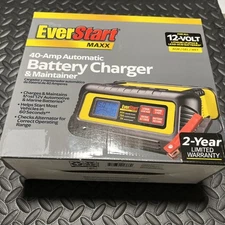 EverStart Maxx 15 Amp Battery Charger and Maintainer with 40 Amp Engine Start