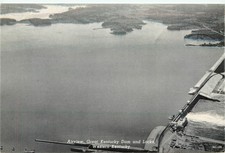 KY Kentucky Great Kentucky Dam & Locks RPPC c...