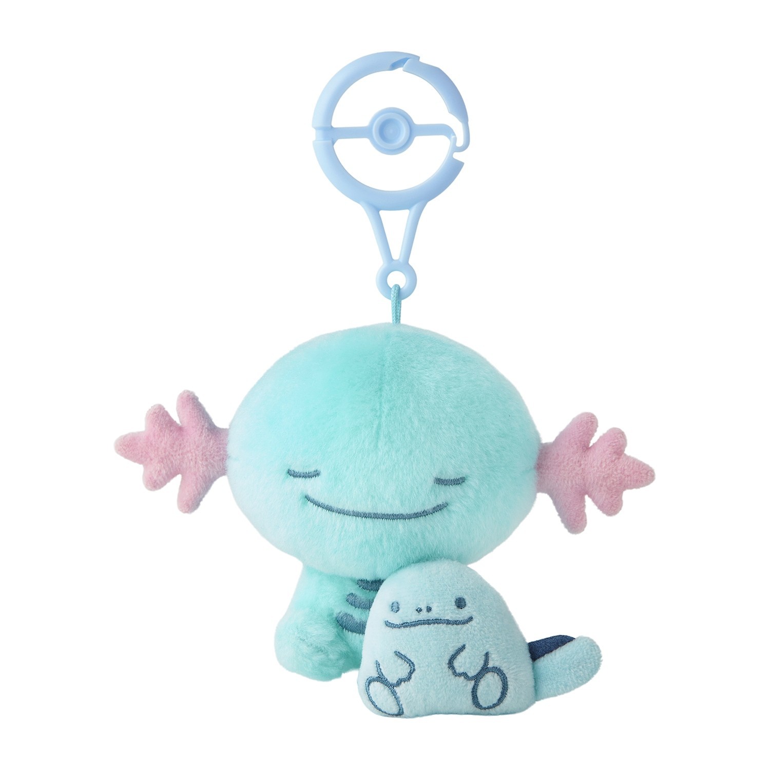 Little Daydream Wooper & Quagsire Mascot Keychain Plush Pokemon Center Japan NEW