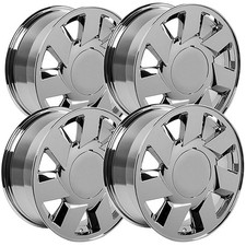 Set Of 4 Oe Wheels Ca01 17x7.5 5x115 50mm Chrome Wheels Rims 17 Inch