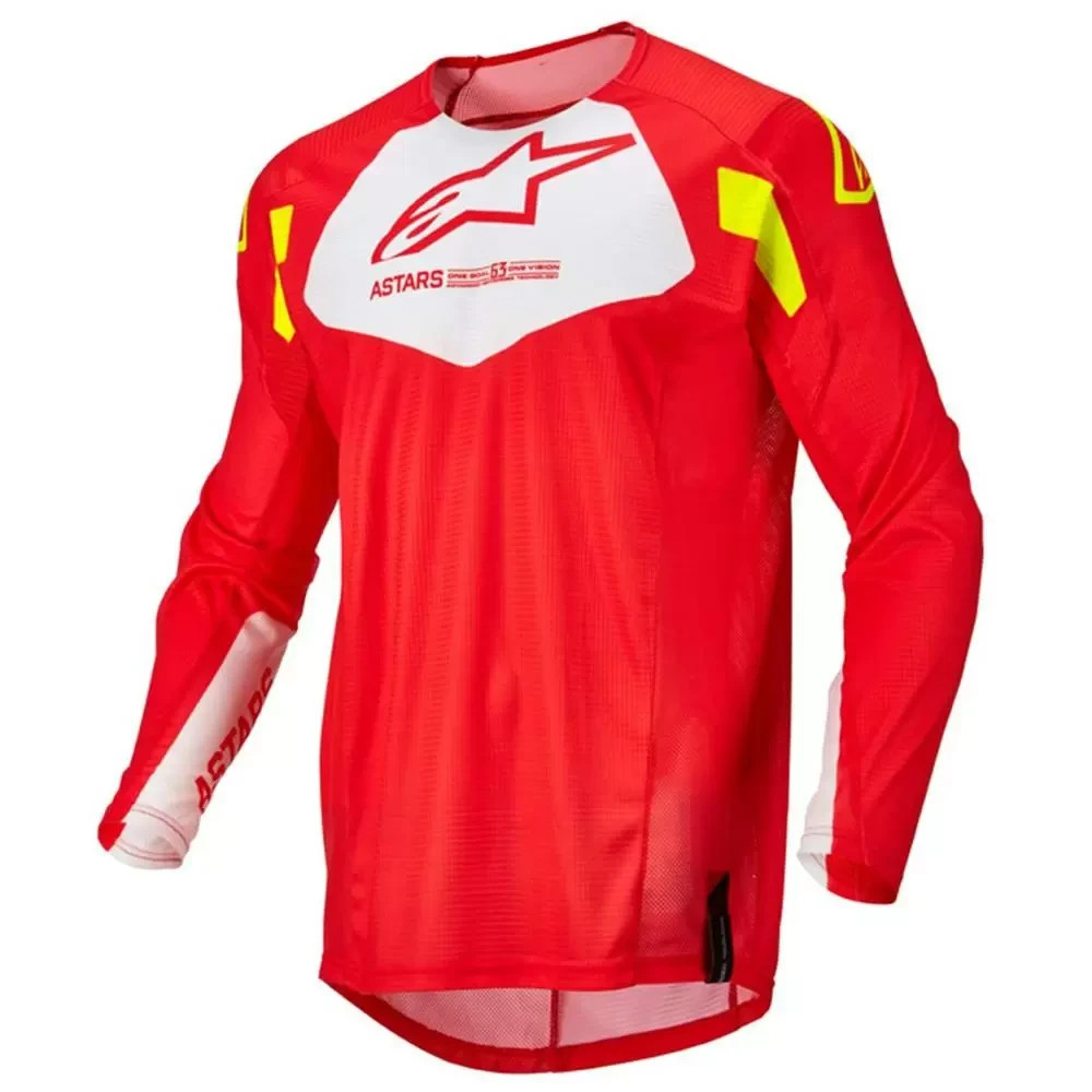 Alpinestars Techstar Factory Red Fluo White Yellow Fluo XX-Large Jersey MX MotoX