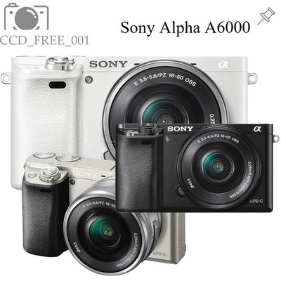 Sony Alpha A6000 spiegellose Digitalkamera mit 16-50mm Objektiv, 24,3 Megapixel