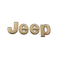 Gold JEEP Rear Liftgate Emblem SET for Grand Cherokee ZJ (93-96)