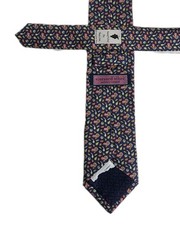 Vineyard Vines Martha s Vineyard Blue Autumn Pattern Neck Tie 100 Silk USA NWT