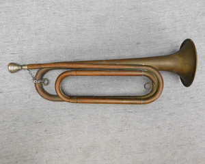 Vintage Rexcraft US Regulation Bugle Clean As Found Original Patina Made in USA