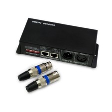 DC12V 24V LED RGBW DMX 512 Controller Decoder Dimmer 4 Channel 8A Stripe Light A