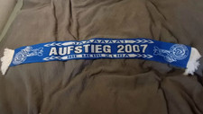 MSV Duisburg Fußball Fan-Schal blau/weiß mit Fransen „Aufstieg 2007“