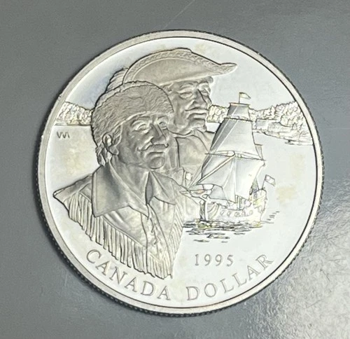 Canada Silver Dollar 1995 Hudson Bay - .925 fine silver - ASW: 0.7487oz