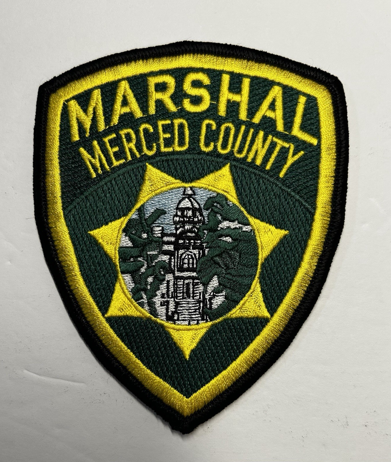 Merced Police Sign California Merced County Marshal Police Patch Collectible #PDD58
