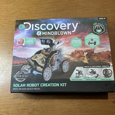 Discovery Kids Mindblown STEM 12-In-1 Solar Robot Creation 190-Piece Kit