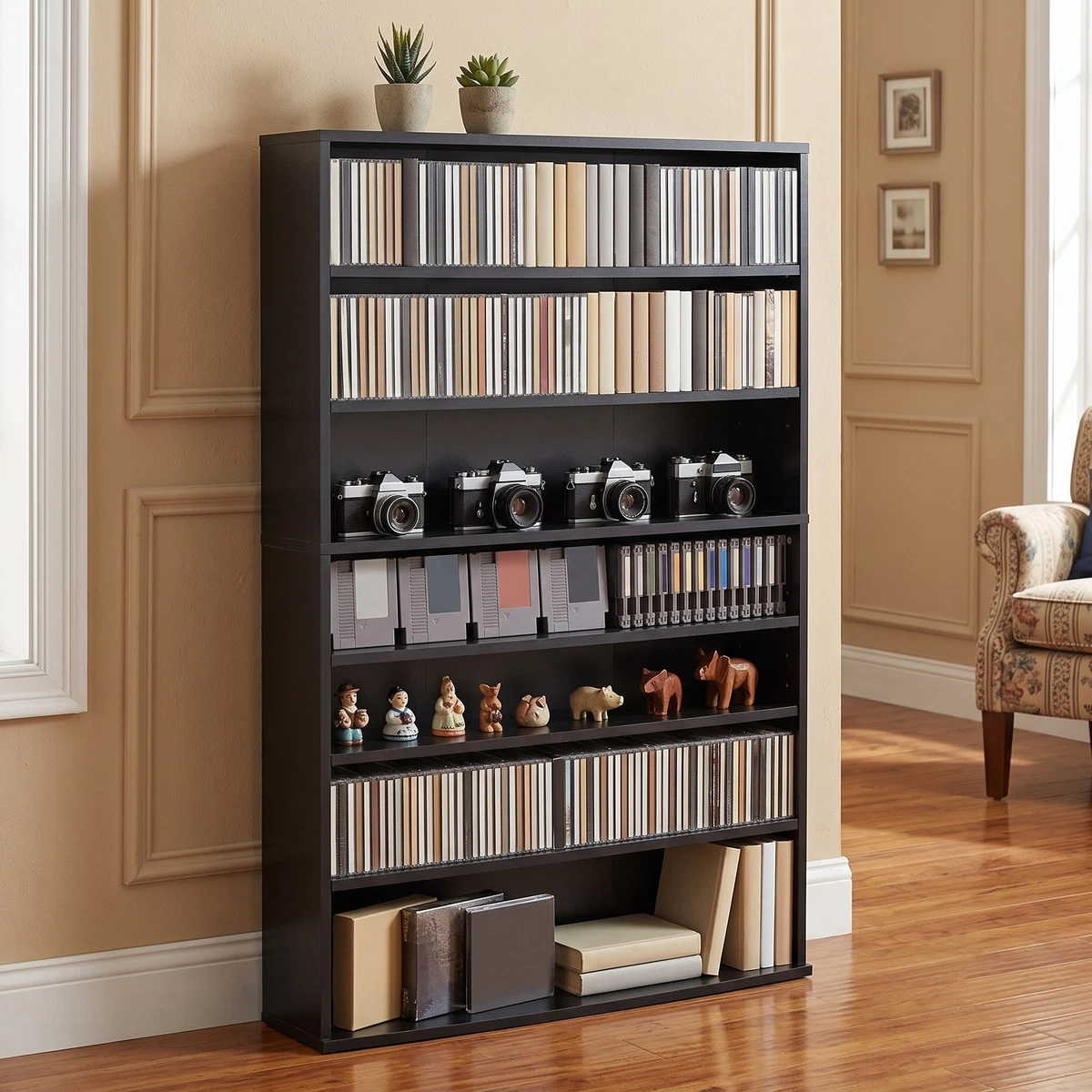 Wooden Black CD & Video Racks for sale | eBay