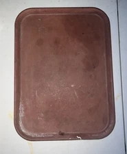 Vintage Kys-ite Melamine Cafeteria Tray Brown 12x16.5” READ
