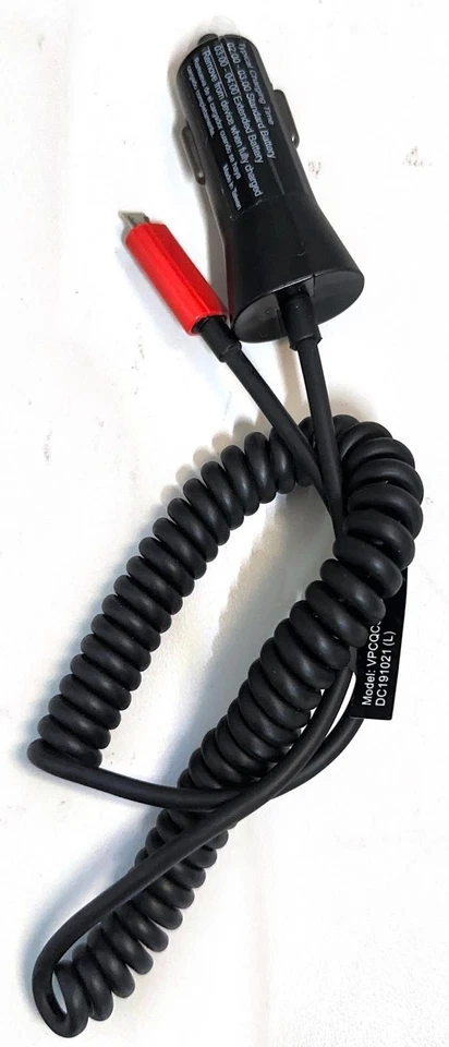 Cargador de coche Verizon Micro USB carga rápida - negro (VPCQC3MICR-M1) Foto 2 de 4