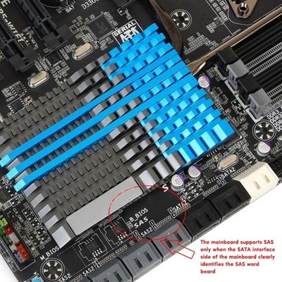 Conveniently Connect SFF 8482SAS to SATA22PIN Adapter Card Professional Adapter