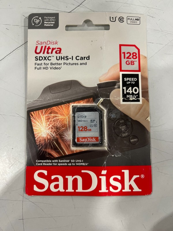 sandisk ultra SDXC 128GB-USED