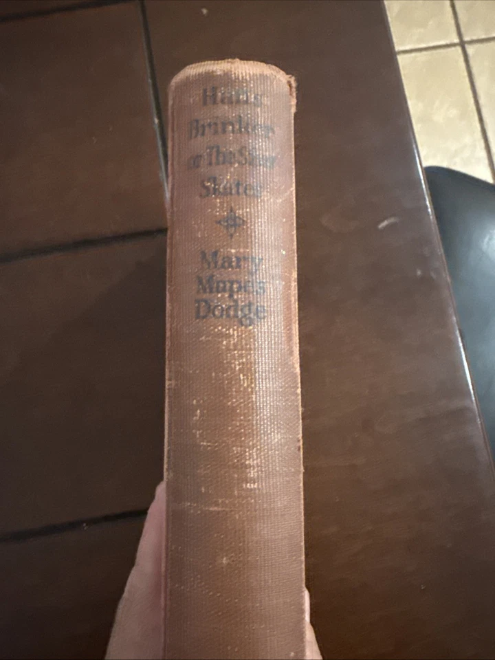 Vintage 1896 Hans Brinker Or The Silver Skates Book by Mary Mapes Dodge Foto 2 de 4