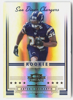 2006 Donruss Threads #204 Antonio Cromartie #/999
