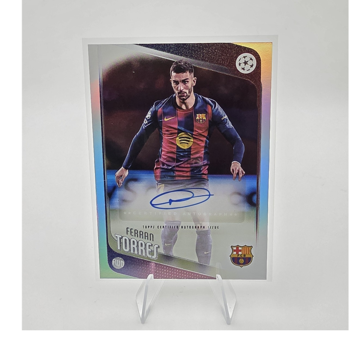 2025-26 Topps Uefa Club Competitions - Autographs Ferran Torres