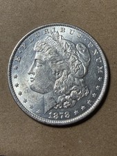 1878 Morgan Dollar - AU-Unc - 7TF Reverse of 1879 - As Shown! (#2323)