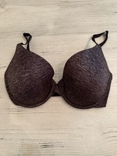 Victoria's Secret Uplift Semi Demi Bra Women's Size 34DD Heathered Padded