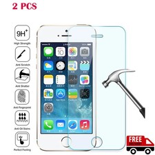 2 PCS Tempered Glass Screen Protector for iPhone 16 15 14 Plus Pro Max mini