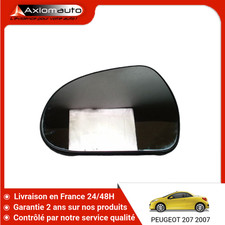 Glace de rétroviseur Peugeot 207