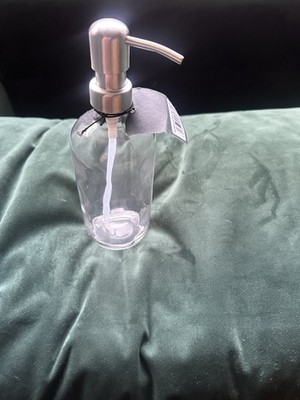 Flüssigseifenflaschenspender aus Glas für Seifenshampoo und Duschgel Brandneu